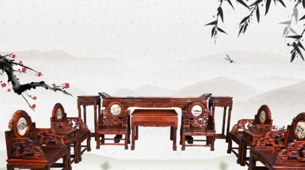 簡約新中式家具裝修，中式紅木家具具有獨(dú)特的藝術(shù)氣息